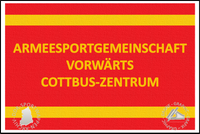 ASG Vorw&auml;rts Cottbus Zentrum Fahne