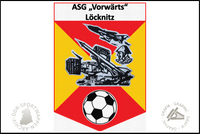 ASG Vorw&auml;rts L&ouml;cknitz Wimpel Sektion Fussball