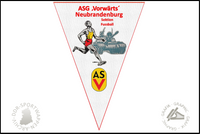 ASG Vorw&auml;rts Neubrandenburg Wimpel Sektion Fussball