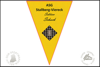 ASG Vorw&auml;rts Stallberg Viereck Wimpel Sektion Schach