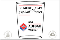 BSG Aufbau Weimar Glas Sektion Fussball Jubil&auml;um 30 Jahre