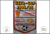 FC Vorw&auml;rts Frankfurt Oder Wimpel UEFA CUP 84 85 Eindhoven